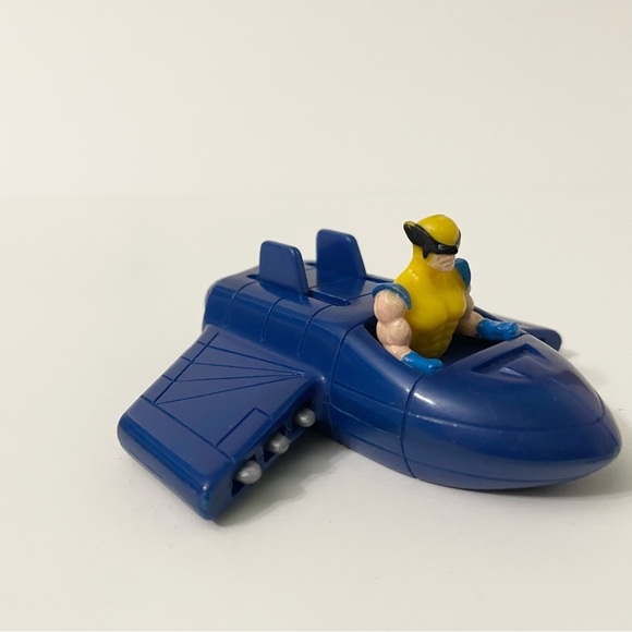 1996 Marvel X-Men Wolverine Blue Plastic Toy Vehicle - Picture 6 of 12